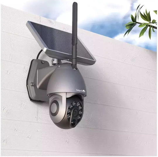 MMDSY007 IP Cameră de Supraveghere Wi-Fi Full HD+ 3MP Rezistentă la apă Pe baterii cu Comunicare Bidirecțională Gri