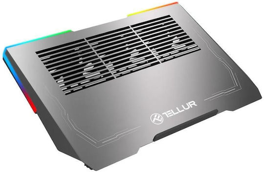 Tellur Cooling Pad for Laptop up to 17.3" with 3 Fans and Silver Illumination TLL491321