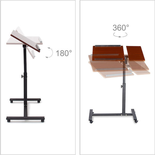 Relaxdays Stand für Laptop bis zu 19" Rot