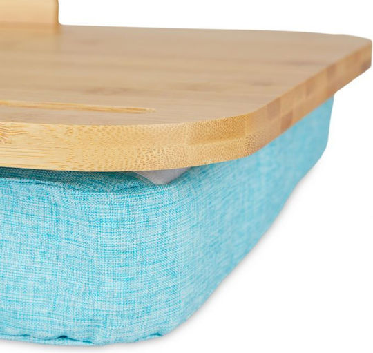 Relaxdays Bamboo Stand pentru Laptop până la 17.3" Albastru