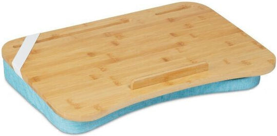 Relaxdays Bamboo Stand pentru Laptop până la 17.3" Albastru