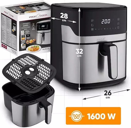 Profi Cook Air Fryer 6.5lt Μαύρο