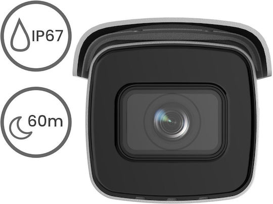 Hikvision DS-2CD2686G2-IZS(C) IP Cameră de Supraveghere 4K Rezistentă la apă cu Microfon și Lentilă 2.8-12mm