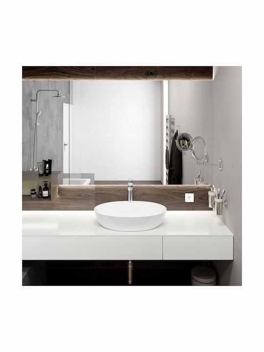Hansgrohe Αναμεικτική Μπαταρία Νιπτήρα Ασημί