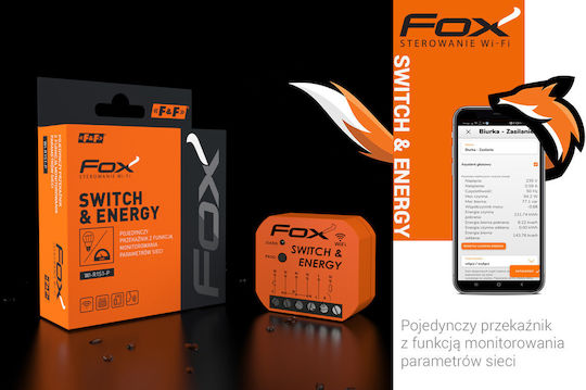 F&F Intelligenter Schalter 1 Kanal Wi-Fi & RF 10A