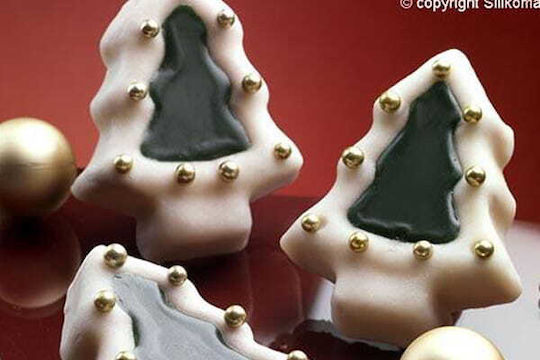 Silikomart Süßigkeiten Pfanne/Form Weihnachtsbäume Silikomart Süßigkeiten Pfanne/Form Weihnachtsbäume