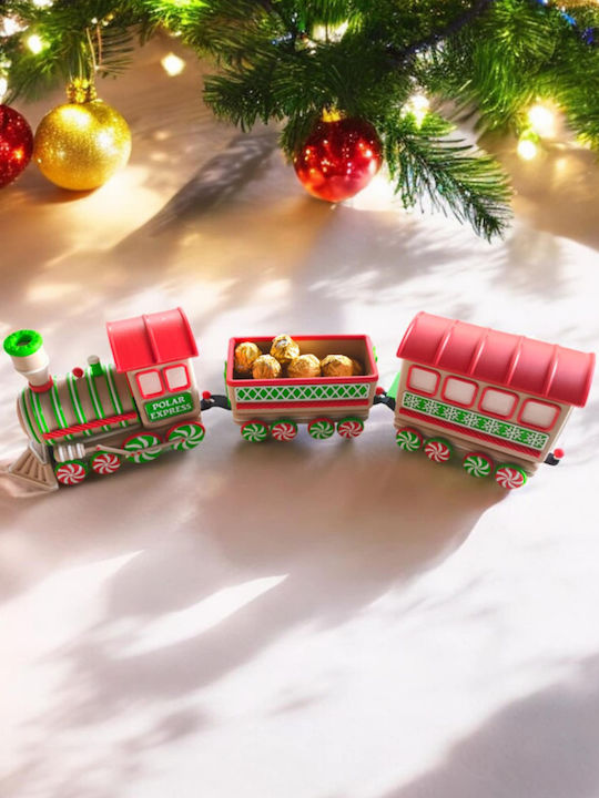Strawberry 3D Christmas Figure Train 49x49x3cm