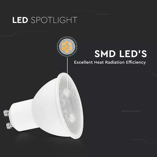 V-TAC LED Bulb 7.5W for Socket GU10 Cool White 610lm