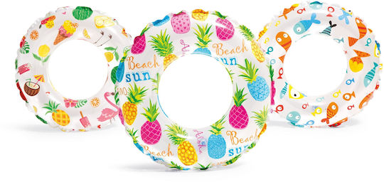 Intex Lively Print Kids' Swim Ring with Diameter 61cm. (Assortment Designs/Colours)