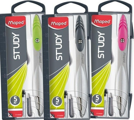 Maped Study Compass with Point Multicolour (Μiscellaneous Designs/Colors)