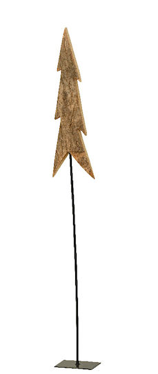 Christmas Decorative Wood Tree 120cm Brown 2pcs