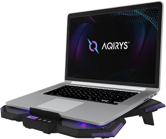 Aqirys Cooling Pad for Laptop up to 17" with 5 Fans and Lighting Purple