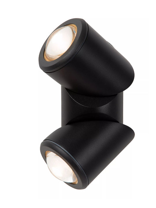 Lucide Lightning Erin Επιτοίχιο Εξωτερικό Σποτ LED IP65 με Θερμό Λευκό Φως
