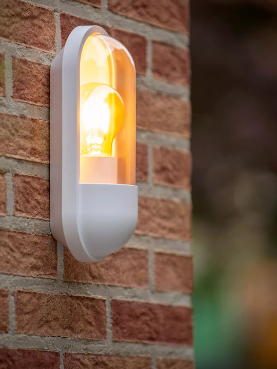 Lucide Lightning Επιτοίχια Εξωτερική Πλαφονιέρα E27 IP54