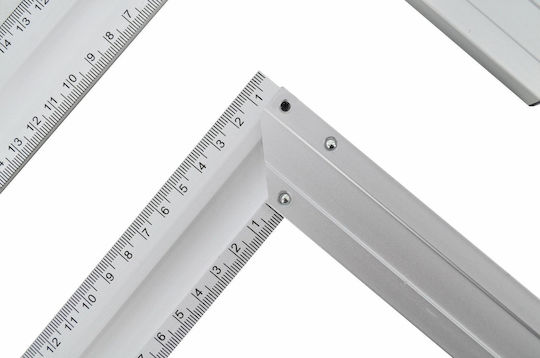 AWTools Regulă De Unghiuri Pentru Tâmplari Din Aluminiu Lungime 25cm