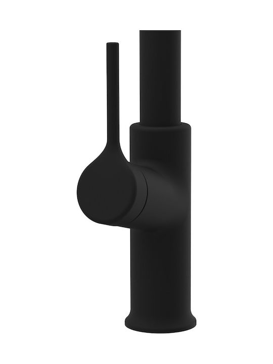 Invena Kitchen Faucet Counter with Shower Black