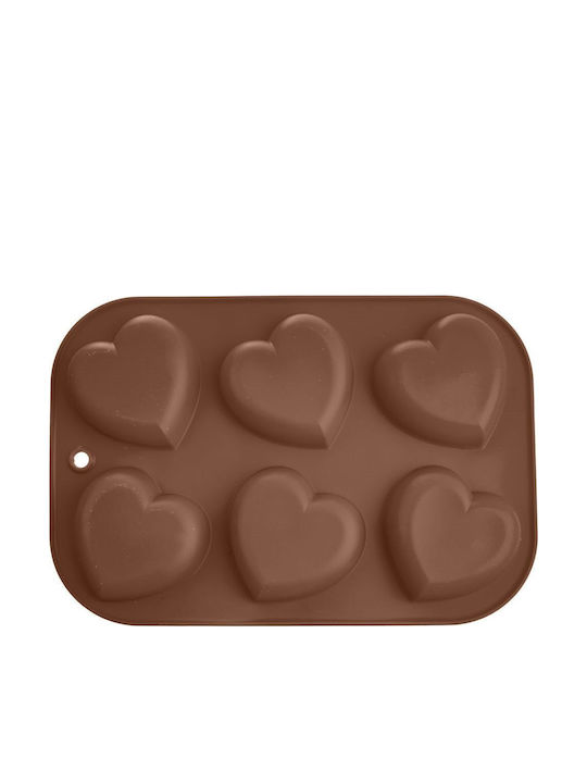 Orion No Coating Silicone Chocolates 6 Cups Baking Pan 30x20.5x2.5cm