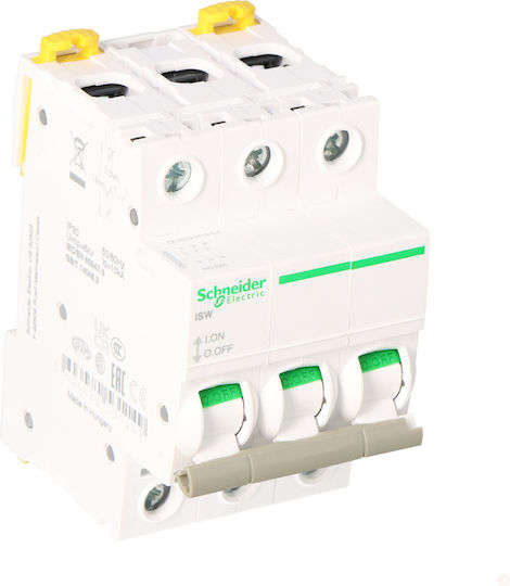 Schneider Electric 3-Poles General Use Panel Push Button Switch 240V 100A