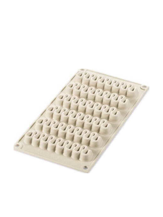 Silikomart Eclair Silicone Cake Mold for Round Cake 6 Pieces 38x38x4cm