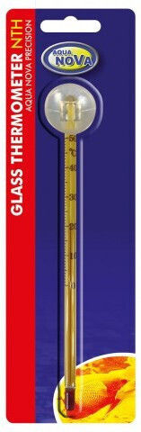Aqua Nova Glass Thermometer Yellow