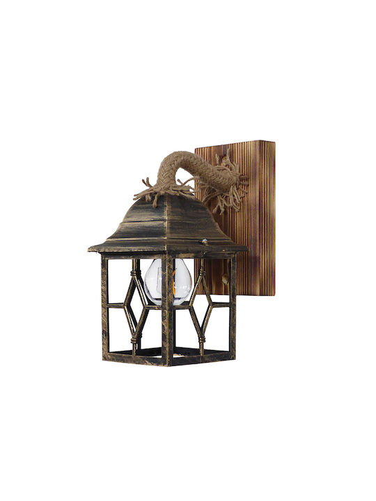 Heronia Φωτιστικό Τοίχου Μπρούτζινο 18x23x25εκ. Heronia Φωτιστικό Τοίχου Μπρούτζινο 18x23x25εκ.