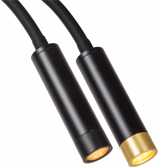 Lucide Lightning Φωτιστικό Τοίχου Μαύρο