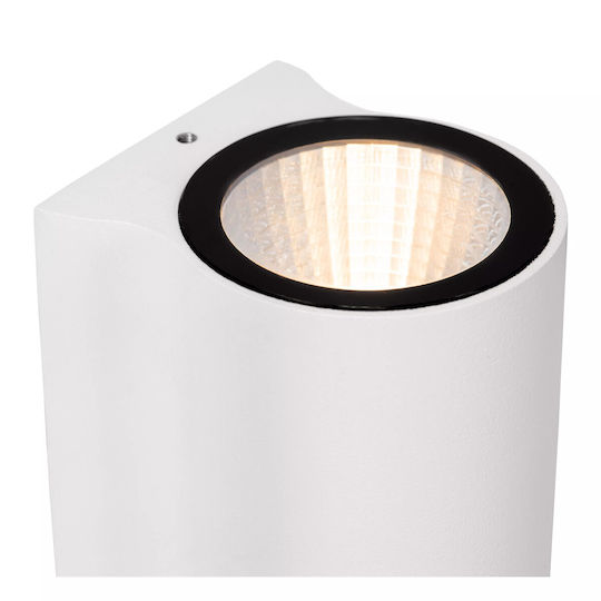 Lucide Lightning Akra Επιτοίχιο Εξωτερικό Φωτιστικό LED IP54 με Θερμό Λευκό Φως