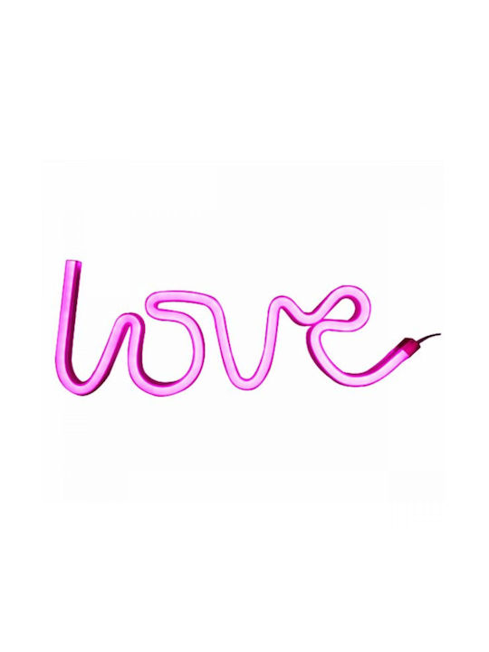 Muitomas Neon Διακοσμητικό Φωτιστικό LED Θερμό Λευκό Love