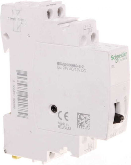 Schneider Electric Acti 9 iTL Phase 2-Pole Latching Relay 16A 12V 2NO 12VDC 24VAC