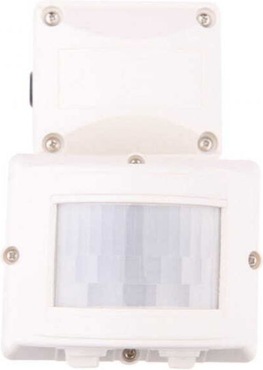 F&F Wired Infrared Motion Sensor 180° Detection Angle 12m Scope