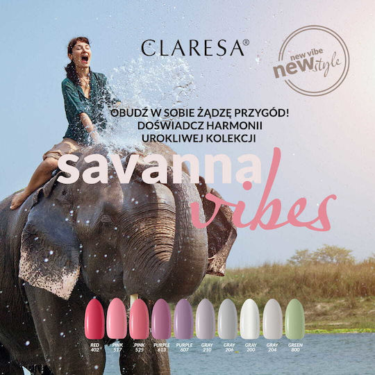 Claresa 206 Полутрайно Лак За Нокти 206 5мл