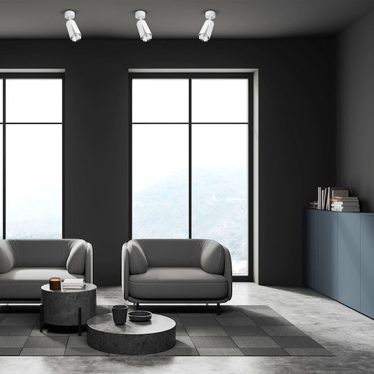 Eko Light Single Spot with Socket GU10 in White Color