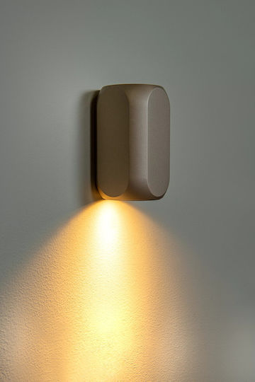 Lucide Lightning Braga Μονό Σποτ με Ντουί GU10 σε Καφέ Χρώμα