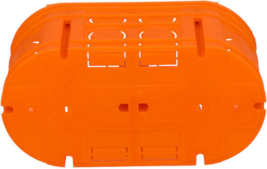 Simet Flush Electrical Box Branching IP20 in Orange Color