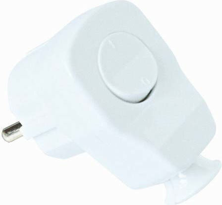 Pce 16a Ip20 Earthed Angle Plug 0-1 Connector White 9002215