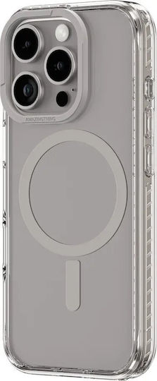 AmazingThing 360 Full Cover Σιλικόνης / Πλαστικό Γκρι (iPhone 16 Pro)