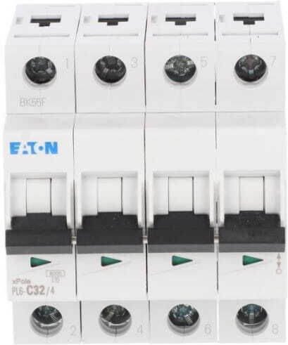 Eaton Αυτόματη Ασφάλεια 32A Τετραπολική AC 166526