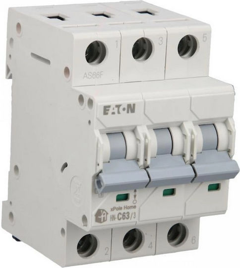 Eaton Automatischer Schutzschalter 63A Dreipolig AC 194897