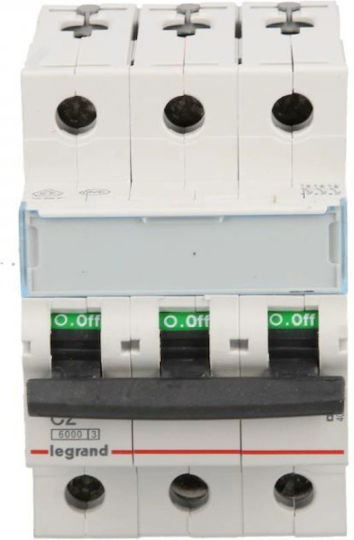 Legrand Αυτόματη Ασφάλεια 2A Τριπολική AC 403538