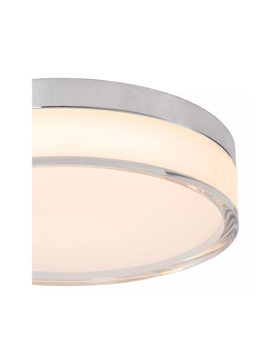 Lucide Lightning Plano Outdoor Hanging Ceiling Light with Integrated LED in Silver Color 78151/12/61