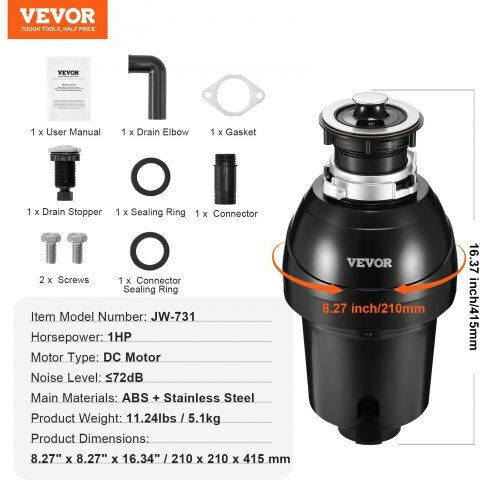 Vevor Food Waste & Garbagge Disposer