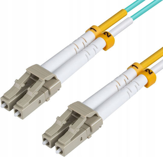 Microconnect Optische Faser Ethernet-Netzwerkkabel 30m Blau 1Stück