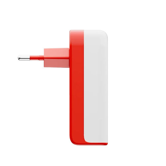 Twelve South Φορτιστής Χωρίς Καλώδιο GaN με 2 Θύρες USB-C 50W Power Delivery Λευκός (PlugBug)