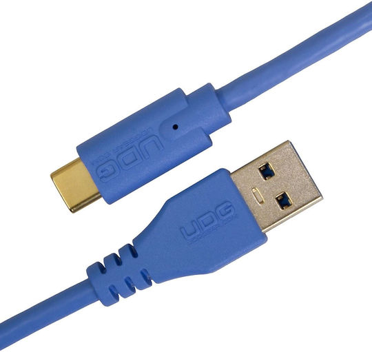 UDG Ultimate USB 3.0 Kabel USB-C männlich - USB-C Blauer 1,5 m U98001LB