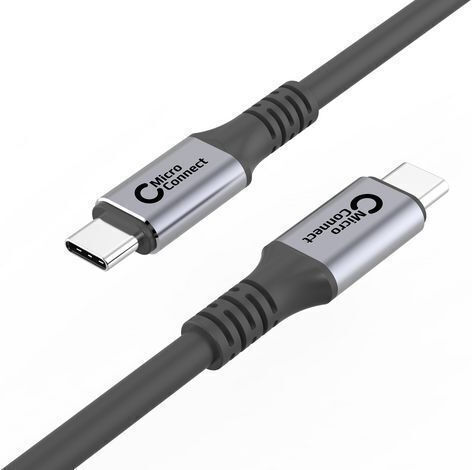 Microconnect USB 3.2 Кабел USB-C Мъжки - USB-C 100W Захранване PD Черен 3м USB3.2CC3