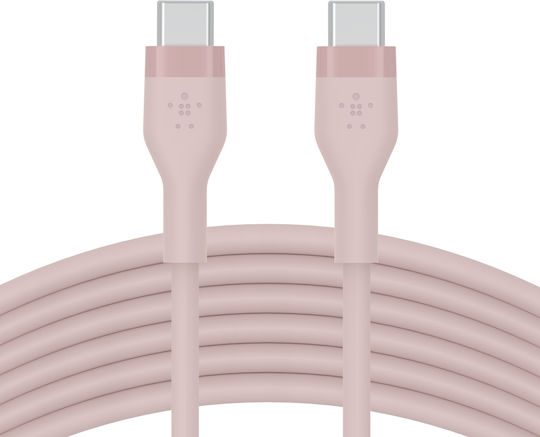 Belkin BoostCharge Flex USB 2.0 Кабел USB-C Мъжки - USB-C 60W Розов 3м CAB009BT3MPK