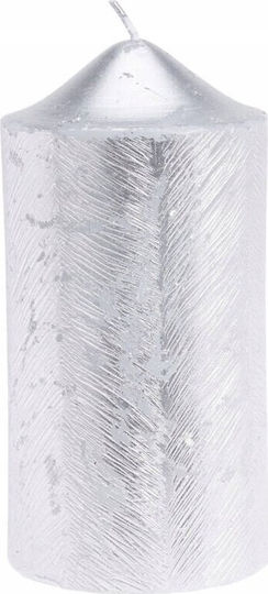 Home Styling Collection Декоративна Свещ Метален Дизайн 7 X 14 См