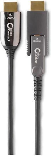 Microconnect HDMI 2.0 Premium High Speed 4K 60Hz HDR Cable HDMI male - HDMI male 30m Μαύρο
