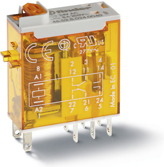 Finder Relay 24V 8A 46.52.9.024.0040