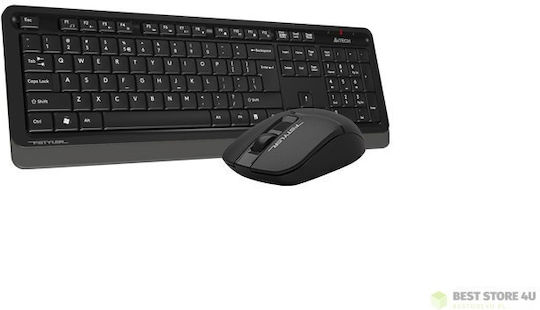 A4Tech FG1012 WRLS Ασύρματο Σετ Πληκτρολόγιο & Ποντίκι Αγγλικό US